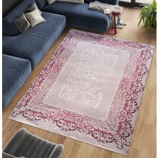 Renkli Butik Kadife Dokulu, Lastikli, Süngerli, Kaymaz, Yıkanabilir Modern Desenlerde Halı Örtüsü 4-6-9 VE12 M2 Ebatlarda-09