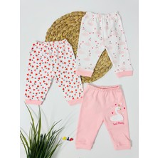 Alp Bebe Kirev 3'lü Pantolon Set - Narçiçeği