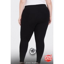 Jenny Daphne Yumuşacık Iç Yüzeyi Peluşlu Büyük Beden Termal Tayt
