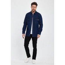 Rodi Alex 014 Erkek Slım Fıt Denım Gömlek RD24KE031184