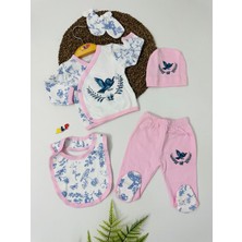 Alp Bebe Sparrow 5 Parça Zıbın Seti Pembe