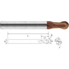 Frayza Ø5 Küre Elmas Freze 2 F (2,5X10X50X4)