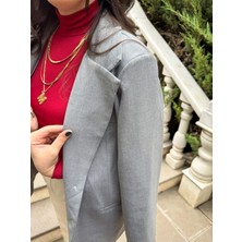 Belirtilmemiş Çift Düğmeli Blazer Ceket