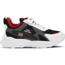 Slazenger KEMBA Erkek Çocuk Sneaker Koşu & Yürüyüş Ayakkabısı Beyaz / Siyah