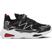 Slazenger KYRIE Erkek Çocuk Sneaker Koşu & Yürüyüş Ayakkabısı Siyah / Kırmızı