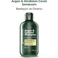 Green Label Argan Ve Hindistan Cevizi Özlü DökülmeKarşıtı Besleyici Ve Onarıcı Keratin Şampuanı 400 ML