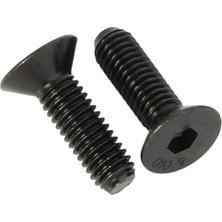 İlta Life Havşa Başlı İmbus Civata 10.9 Kalite Paslanmaz Çelik Siyah Dın 7991 M6 x 20 mm 20 Adet