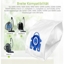 Paxlwbwt Complete C2 C3 Classic C1,s8,s5,s2 Gn Serisi Filtreler Için Elektrikli Süpürge Torbaları (Yurt Dışından)