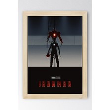 Iron Man Çerçeveli Tablo - Demir Adam Marvel Film Posteri Tablo