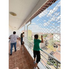 Konak File Çocuk güvenlik filesi, balkon filesi 5*5-6mm (2m*4)