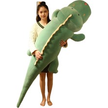 Graceful Gatherings 80CM Yumuşak Sevimli Rahat Dinozor Yastık Peluş Oyuncak Çocuklar Uyku Leri (Yurt Dışından)
