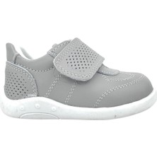 Nubebe Scots Ilk Adım Ayakkabısı Deri Spor Gri