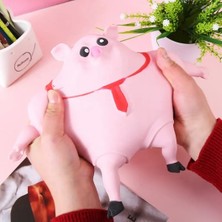 Luxix Domuz Figürlü Dekompresyon Sıkma Oyuncağı - Pembe (Yurt Dışından)
