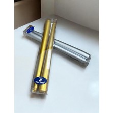 Dekoratif Gümüşve Altın Renk Büyük Boy Mum