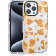 Teleplus Apple iPhone 16 Pro Kılıf Manyetik Şarj Özellikli Papat Desenli Kapak