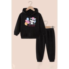 Uygun Tarz Çocuk Sweet Dream Panda Eşofman Takımı