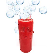 Gaman Pilli Taşınabilir Köpük Makinesi - LED Işıklı - Müzikli Köpük Makinesi 2 Tüp Köpüklü Su  !