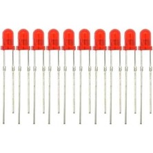 Sanec Kırmızı LED - 3mm - 10 Adet Byr  [byrtek]