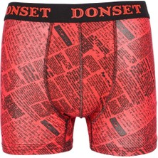 Donset İç Giyim Erkek Desenli Boxer - 6'lı Özel Kutusunda Bohçalık Özel Paket