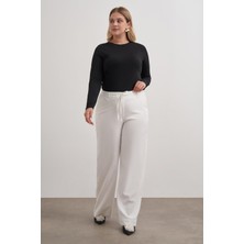 Beli Lastikli Geniş Paça Pantolon