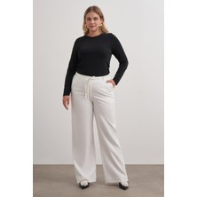 Beli Lastikli Geniş Paça Pantolon