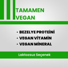 Hellobari Formula Protegreen | Vegan | Bezelye Proteini - Vitamin Mineral | Muz Aromalı | 28 Porsiyon