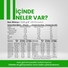 Hellobari Formula Protegreen | Vegan | Bezelye Proteini - Vitamin Mineral | Muz Aromalı | 28 Porsiyon