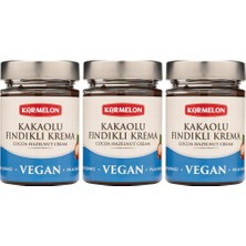Karmelon Vegan Kakaolu Fındıklı Krema 330 gr x 3 Adet