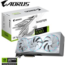 Gıgabyte Aorus Geforce Rtx™ 5080 Master Ice 16G Ekran Kartı, 16 Gb, Gddr7, 256 Bit, HDMI