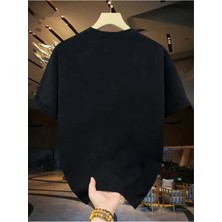 Woodroffe Erkek Uçak Grafiklı T-Shirt Yeni Sezon Oversize Salaş