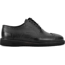 Ayakkabı Fuarı Elit MSB03C Erkek  Deri Casual Ayakkabı Siyah