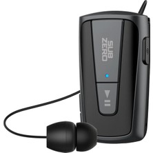 Exenar Makaralı Kulaklık Titreşimli Yaka Mandallı Makaralı Bluetooth Kulaklık