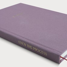 Journal - A5 Leylak Keten Cilt Bezli Çizgisiz Düz Defter