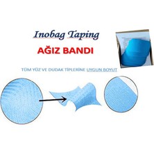 İnobag Ağız Bandı - 10 Adet, Pamuk Kumaş, Rahat Uyku