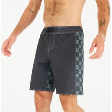 Olaian Erkek Uzun 19" Deniz Şortu/ Boardshort - Siyah - 500 ARCH TAOW