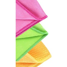 xamantha Standart Boy 40 x 40 cm  Baklava Desenli Mikrofiber Temizlik Bezi, Oto Cam Bezi,toz Bezi