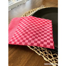 xamantha 4 Adet 40 x 60 cm  Ekose Desen, Alman Peçetesi, Mutfak Havlusu, Kurulama Havlusu, Mutfak Havlusu