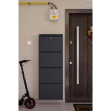 Ceha 4'lü Metal Ayakkabılık - Antrasit