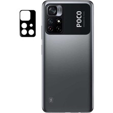 noktaks - Xiaomi Poco M4 Pro 5g - Kamera Lens Koruyucu 3D Kamera Camı - Şeffaf - T20568