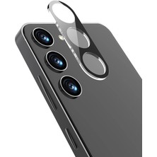 noktaks - Samsung Galaxy A55 - Kamera Lens Koruyucu 3D Kamera Camı - Şeffaf - T30774