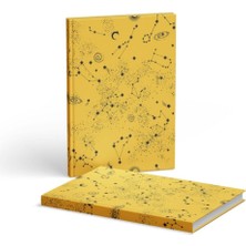 Hardcover Çizgili Sarı 2 Adet 13X21 cm Defter