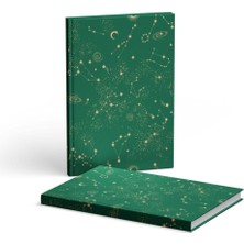 Akıllı Adam Yayınları Hardcover Çizgili Yeşil Defter 1 Adet 13x21 cm Çok Renkli Sert Kapak Tasarımı