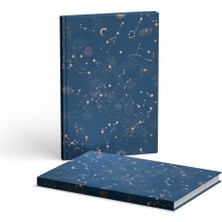 Hardcover Çizgili Lacivert 2 Adet 13X21 cm Defter