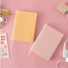 Hardcover 2'li Çizgisiz Sarı+Pudra 13X21 cm (Küçük Ay)