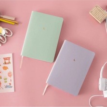 Hardcover 2'li Çizgisiz Yeşil+Mor 13X21 cm (Küçük Ay)