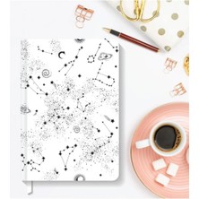 Hardcover Çizgili White 13X21 cm Defter