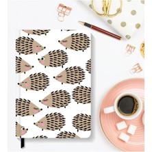 Hardcover Çizgili Kirpi 13X21 cm Defter