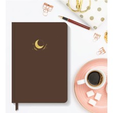 Hardcover Noktalı Brown 13X21 cm Defter