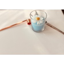 Optimum Mum Bardak Mum 7x6 Renkli Kokulu 350G Dekoratif Hediyelik Özel Mum Bebek Pudrası Kokulu 10 Adet