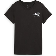 Puma Graphics Train Concept Kadın Siyah Günlük Stil T-Shirt 52655901